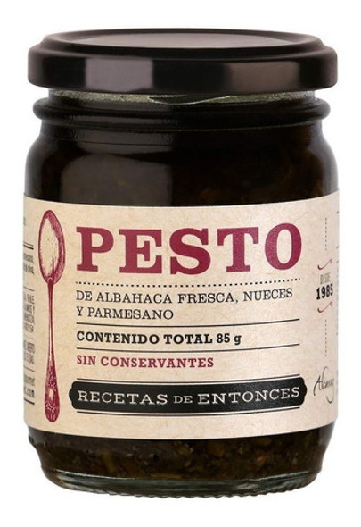 Pack X4 Pesto X 85gr Recetas De Entonces 0