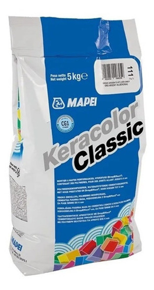 Pastina Keracolor Classic 5kg Color Negro Mapei Sibaco 0