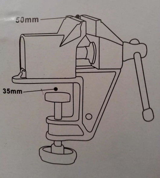 Morsa De Mesa Mini Joyero Artesano Manualidades Z Obelisco 1