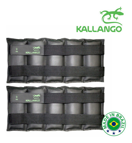 Tobi Pesas Pro Gym Hierro 9kg Par Canaleiras Kallango\n 0