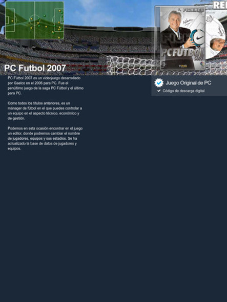 Pc Futbol 2007 - Descarga Digital - Pc #10215 1