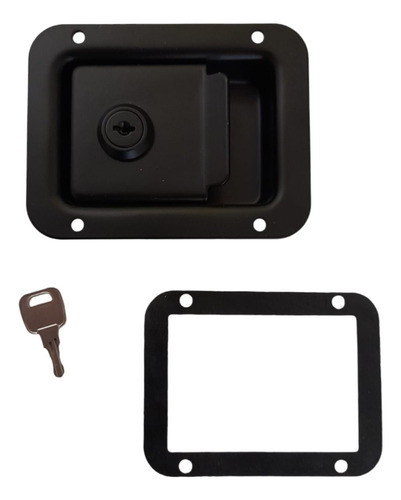 Cerradura Embutir Color Negro Para Jeeps, Cajones, Etc 0
