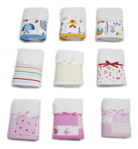 Renée Babita Toalla O Algodón Estampado Bebé 0-6 Meses X 1 0