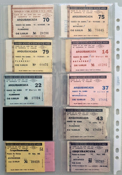Coleção Lote 18 Ingresso Futebol Vasco Da Gama Anos 80 L3 0 Coleção Lote 18 Ingresso Futebol Vasco Da Gama Anos 80 L3 0