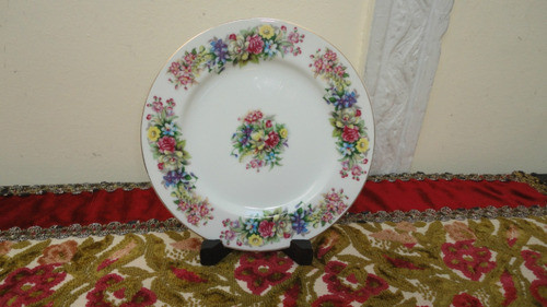 Plato Porcelana Japones Saji Con Flores Decoracion Vealo 0