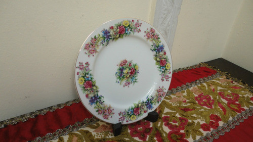 Plato Porcelana Japones Saji Con Flores Decoracion Vealo 1
