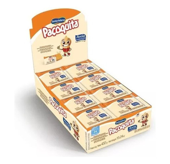 Kit 2 X Paçoquita Zero Com Aveia Santa Helena Cx C/ 24und 0