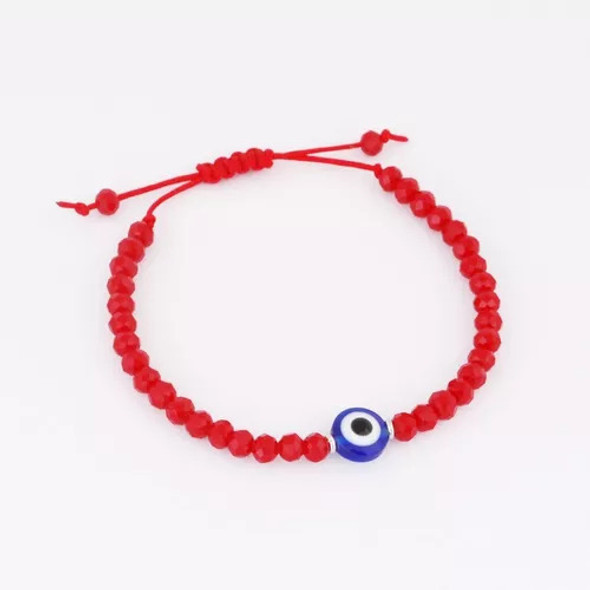 Pack X 10 Pulseras Rojas De Protección Ojo Turco 0