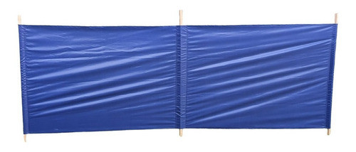 Paraviento Para Playa 3 X 1 Mts Protección Uv Azul 0