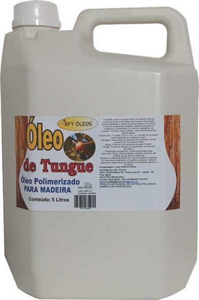 Óleo De Tungue Polimerizado Para Madeira 5 Litros 0 Óleo De Tungue Polimerizado Para Madeira 5 Litros 0