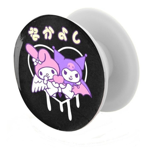 Soporte P Celular - Kuromi Y My Melody - Kawaii Sanrio Japon 0