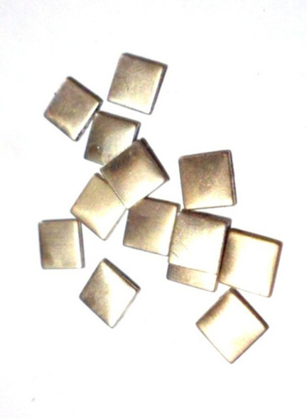Cuadrados 7 X 7 Mm Alpaca (50 Uds) Para Joyeria 1