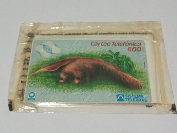 Cartão Orelhão Telefonico Tamanduá Bandeira No Lacre 0