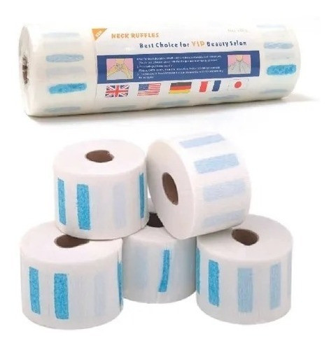 Papel Rollo Cuello Peluquería Barberia X 5 Unidades 1
