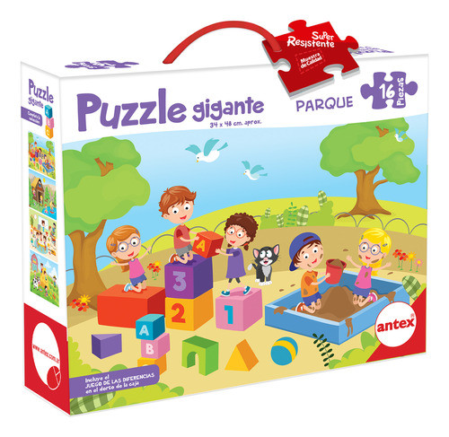 Puzzle 16p Parque C/carton Extra Resistente Antex 3042 0