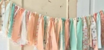 Guirnaldas, Banderines Tela X Mt, Decoración,fiestas, Hogar 0