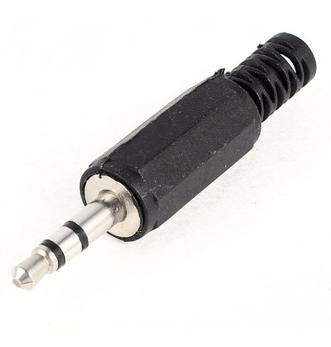 Ficha Jack Miniplug 3.5mm Macho Plastico P-105a X Unidad 0