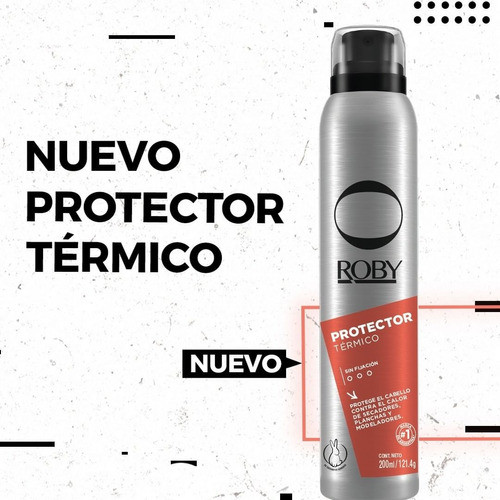 Roby Protector Térmico Para Cabellos 190ml 1