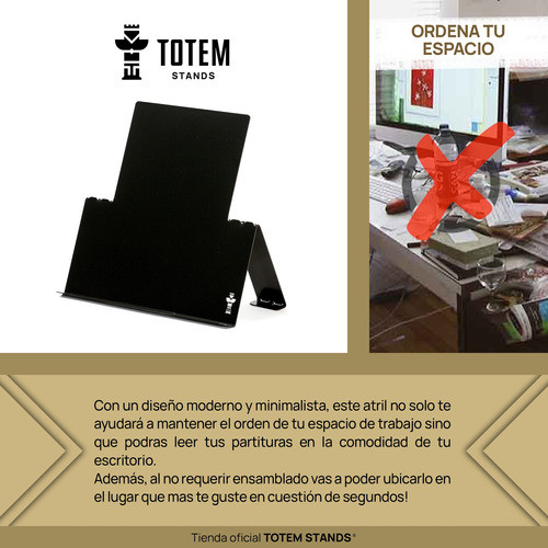 Atril Para Partituras De Escritorio Director Músicos Premium 1