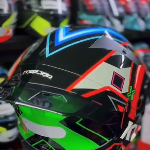Aerofolio Spoiler Traseiro Kyt Tt Course Iridium Cromado 1