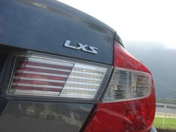 Emblema Letreiro Lxs Honda New Civic 2007 2008 2009 2010 20 1