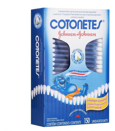 Kit 600 Hastes Flexíveis Cotonetes 1
