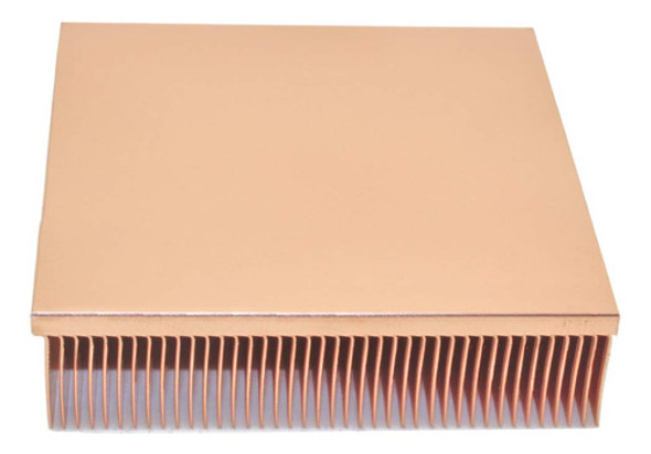 Disipador De Calor De Cobre Puro De 3.15 X 3.15 X 0.79 Pulga 1