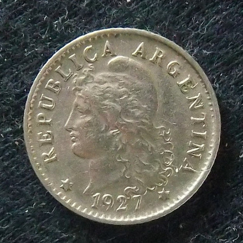 Argentina 5 Centavos 1927 Excelente Cj 158 0