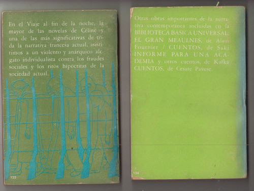 Atipicos Francia Celine Viaje Al Fin De La Noche 1971 Novela 1