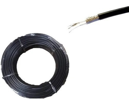 Rollo De Cable Coaxil Rg58 55 Metros 50 Ohm Estañado Cabtec 1