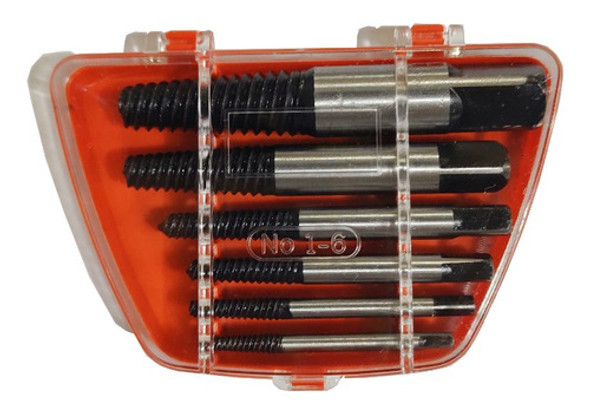 Juego Extractor De Tornillos Profesional X6 Piezas Guiller 1