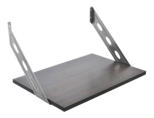 Estante De Melamina Con Soporte Negro 52 X 36 Cm 0
