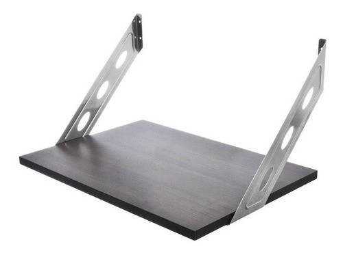 Estante De Melamina Con Soporte Negro 52 X 36 Cm 1
