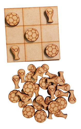 30 Tateti Mundial Copa Pelota Souvenir Fibrofacil 8x8 1