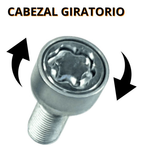 Bulones Rds Antirrobo Giratorias Para Astra/corsa/meriva/cel 1