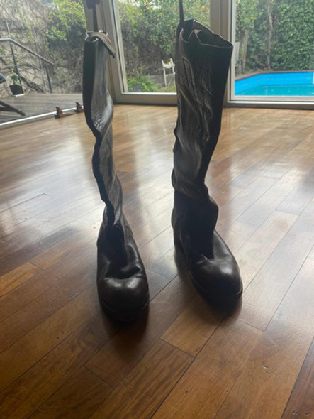 Bota Equitación Cuero Vacuno Talle 39 Unisex 0