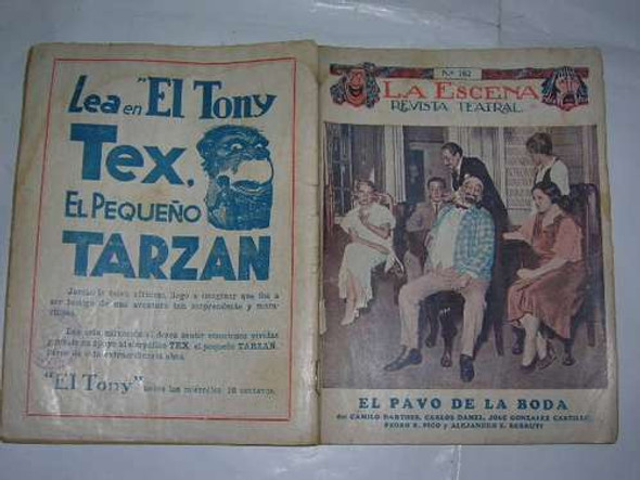 La Escena Antigua Revista Teatral 1933 El Pavo De La Boda 0