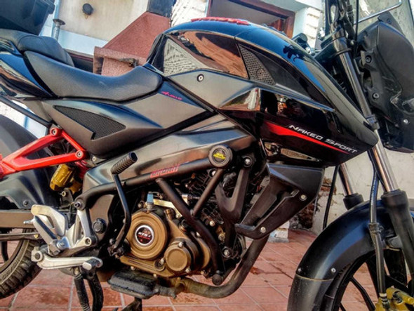 Defensa Lateral + Sliders Jpl Bajaj Rouser Ns 150 0