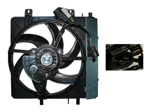 Electroventilad C/soporte Citroen C3 04-06 1.6 Nafta C/aire 0