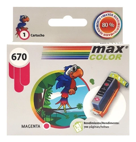 Cartucho Maxcolor Magenta Compatible Hp Deskjet 5525 Cz115al 0