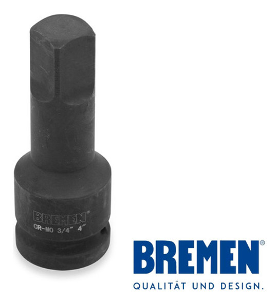Barra De Extensión Para Impacto 102mm Encastre 3/4  Bremen 1