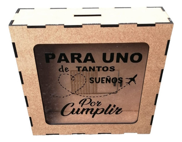 Alcancía Mdf Personalizada 0 Alcancía Mdf Personalizada 0