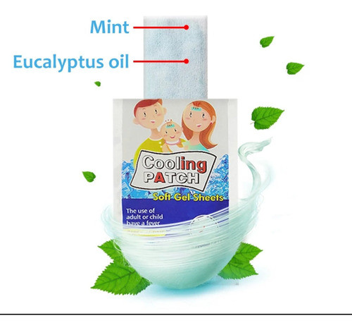 Kit Com 3 Adesivos De Vacina/febre Cooling Patch 1