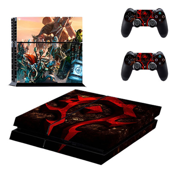 ¡piel La Etiqueta Engomada Etiqueta De Playstation4 Consola 0