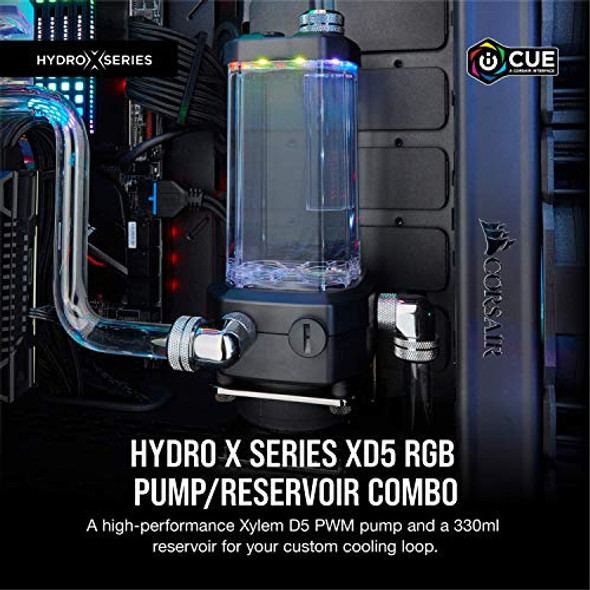 Combo De Bomba / Depósito Corsair Hydro X Series Xd5 Rgb - B 1