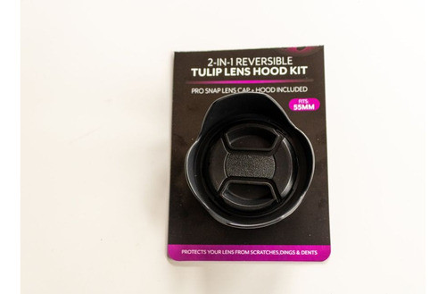 Parasol Bower Para Lente 2 En 1 Reversible 55mm 0