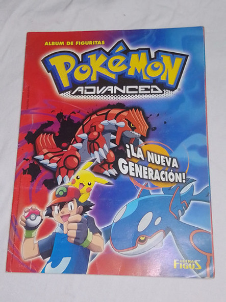 Álbum Figuritas Pokémon Advance Panini Incompleto 0