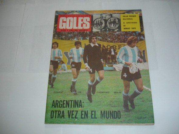 Revista Goles 1291 Póster Omar Larrosa 1973 Excelente!! 0