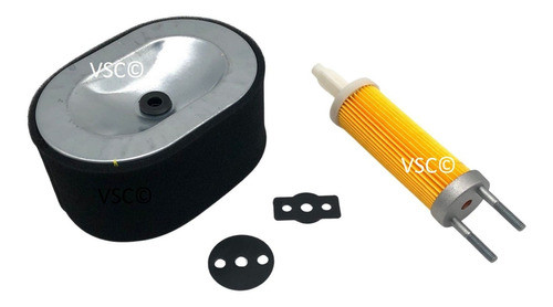 Kit Filtro Ar E Diesel Compatível Motor Toyama Tde160 16hp 0