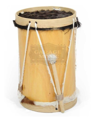 Bombo Criollo Nº3 Nacional Parches De Cuero Nuevo Garantía 1